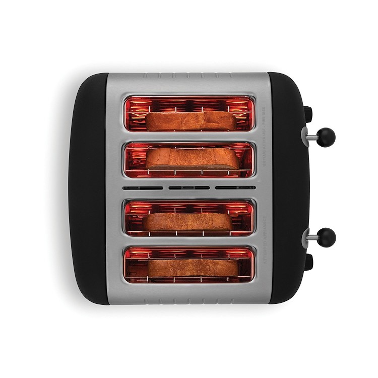 Dualit 46294 4 Slice 2kw Basalt Black Toaster