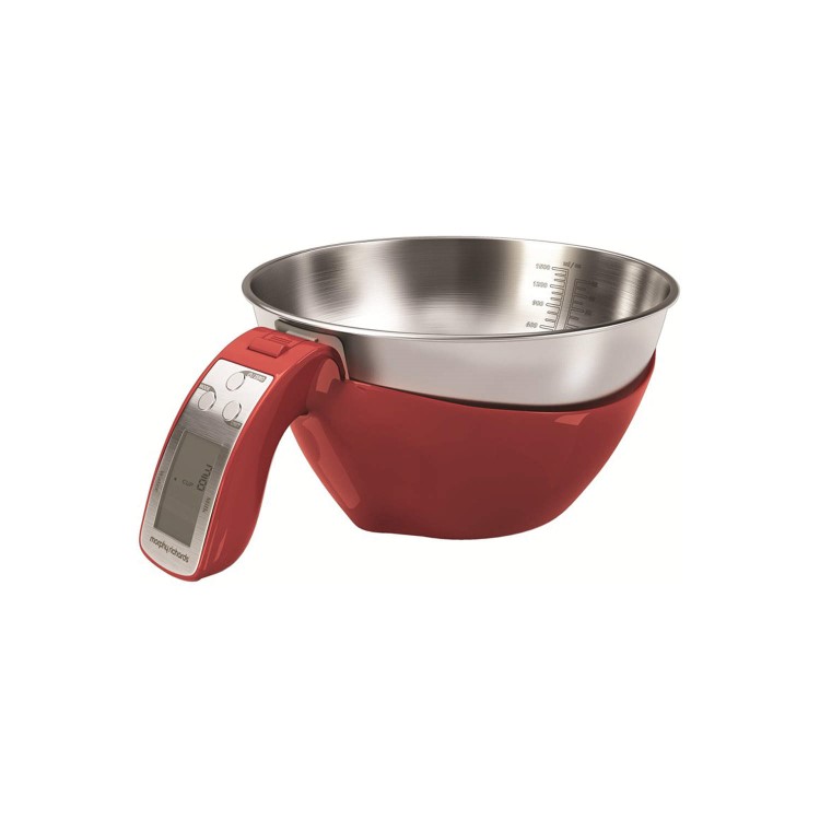 Morphy Richards 46611 3-in-1 Digital Jug Scales Red