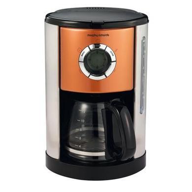 Morphy Richards 47096 Pf Accents Coffee Maker In Copper