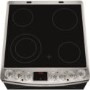 AEG 47102V-MN 60cm Electric Double Oven Cooker With Ceramic Hob Stainless Steel