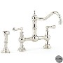 Perrin And Rowe 4756CP Provence 2 Hole Mixer Tap with Rinse
