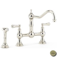 Perrin And Rowe 4756IG Provence 2 Hole Mixer Tap with Lever Handles