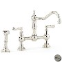 Perrin And Rowe 4756NI Provence 2 Hole Mixer Tap with Lever Handles