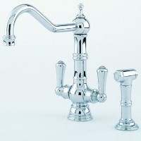 Perrin and Rowe 4766CP Country Collection Picardie Monobloc Mixer Tap with Rinse