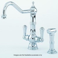 Perrin and Rowe 4766PFIG Country Collection Picardie Monobloc Mixer Tap with Rinse