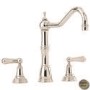 Perrin and Rowe 4771PFIG Alsace Country Style 3 Hole Mixer Tap in Pewter