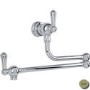 Perrin and Rowe 4799IG Pot Filler Tap with Lever Handles in Gold