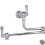 Perrin and Rowe 4799NI Pot Filler Tap with Lever Handles in Nickel