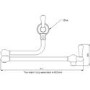 Perrin and Rowe 4799IG Pot Filler Tap with Lever Handles in Gold