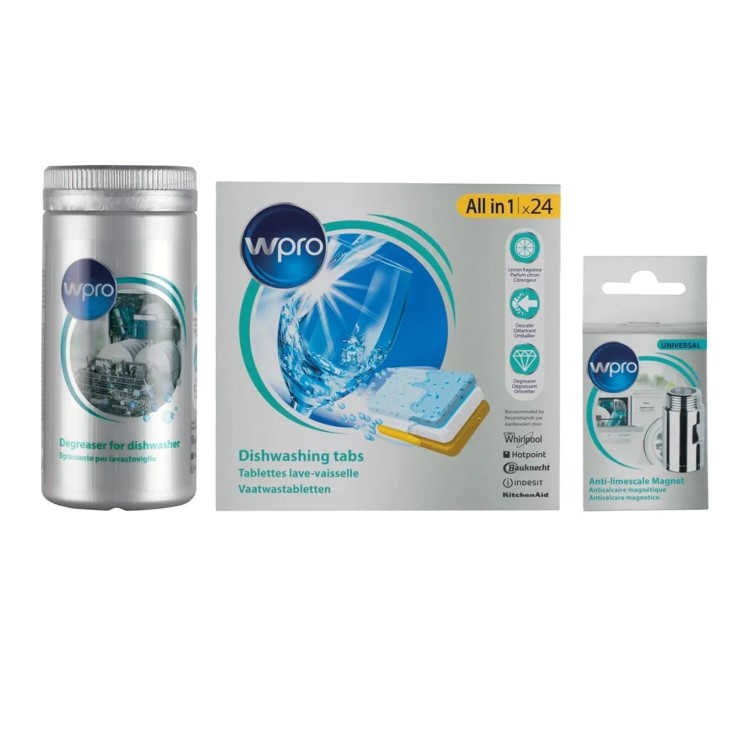 Wpro Universal Professional Dishwasher Care Kit