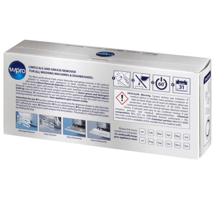 Wpro Universal Limescale & Detergent Remover