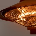 GRADE A1 - electriQ Ceiling Hanging Electric Infrared Patio Heater with Remote Control