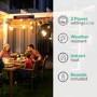 Refurbished electriQ Outdoor Electric TILTING Wall Mounted Patio Heater with Remote Control 2kW