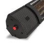 Refurbished electriQ Outdoor Electric TILTING Wall Mounted Patio Heater with Remote Control 2kW