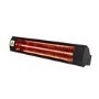 Refurbished electriQ 48595 Wall Mounted Electric Patio Heater - 2kW in Black  