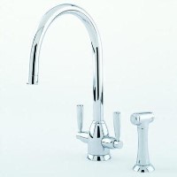 Perrin and Rowe 4861NI Contemporary Collection Oberon Single Lever C Spout Tap
