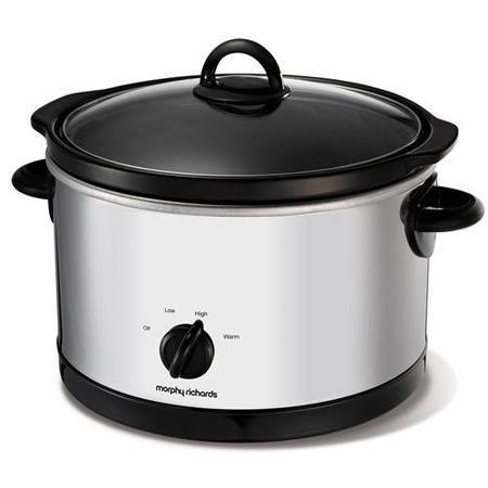 Morphy Richards 48697 6 Litre Stainless Steel Slow Cooker