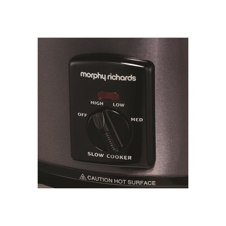 Morphy Richards 48703 3.5lt Searing Pot And Slow Cooker Black