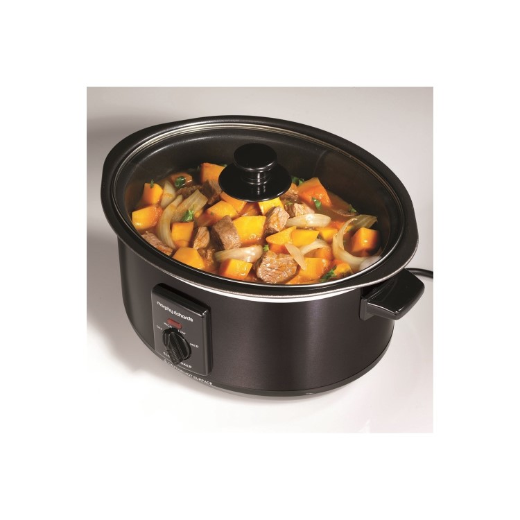 Morphy Richards 48703 3.5lt Searing Pot And Slow Cooker Black