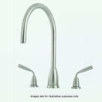 Perrin and Rowe 4871CP Contemporary Collection Titan Three Hole Mixer Tap With C Spout