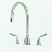 Perrin and Rowe 4871PF Contemporary Collection Titan Three Hole Mixer Tap With C Spout