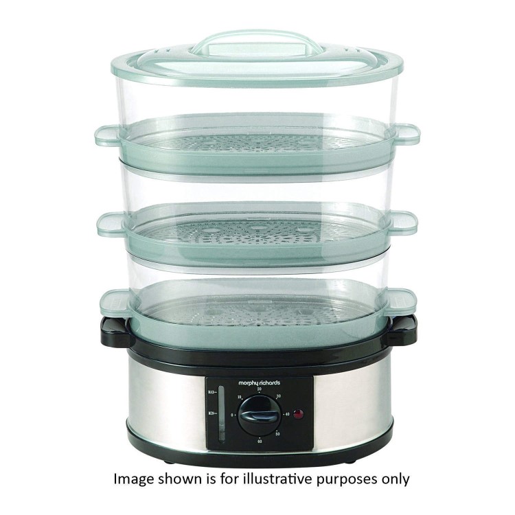 Morphy Richards 48755 3 Tier Steamer