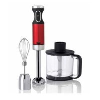 Morphy Richards 48987 Accents Hand Blender Set 500w Red 8 Speed