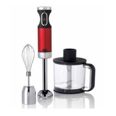 Morphy Richards 48987 Accents Hand Blender Set 500w Red 8 Speed