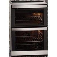 GRADE A1 - As new but box opened - AEG 49002V-MN 60cm Double Oven Electric Cooker With Ceramic Hob Stainless Steel