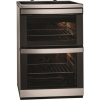 AEG 49002VMN MaxiKlasse Stainless Steel 60cm Double Oven Electric Cooker