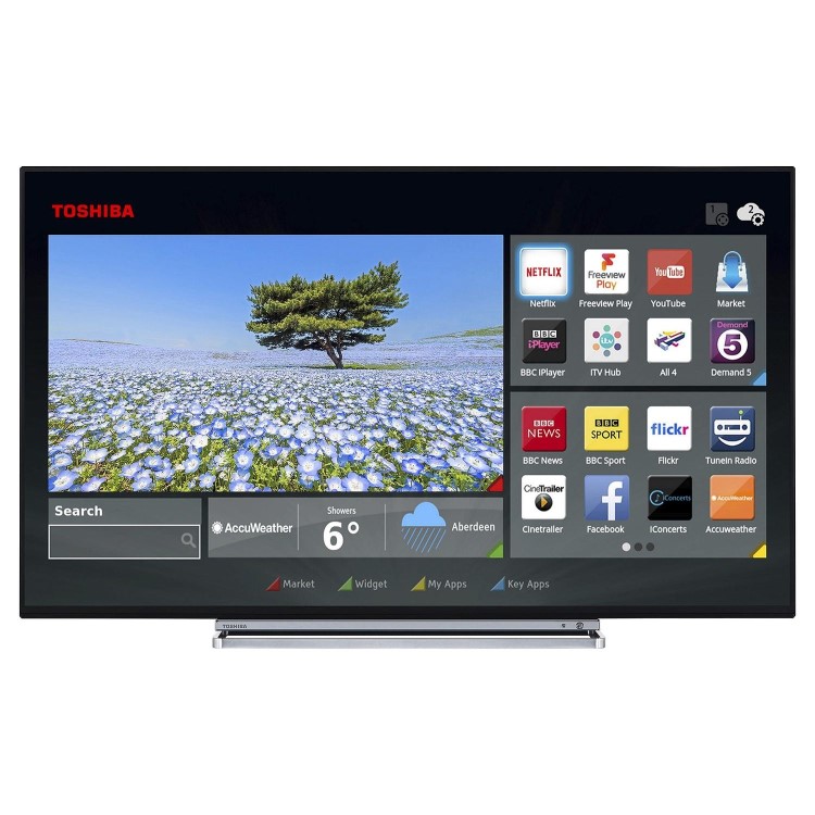 Grade B Refurb Toshiba 49U5766DB 49" 4K Ultra HD LED Smart TV with Freeview HD and Freeview Play