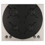 CDA 4Q4SS Q-style 59cm Four Burner Gas Hob Stainless Steel