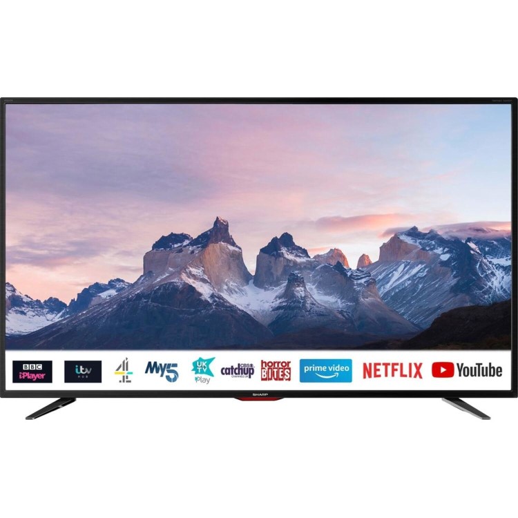 Sharp 4T-C40BJ5KF2FB 40" 4K Ultra HD HDR10 Smart LED TV