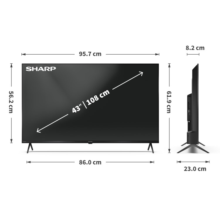 Sharp 43 Inch Smark 4K Ultra HD LED TV