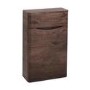 Walnut Back to Wall WC Toilet Unit - Without Toilet - W500 x D200mm