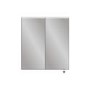 Double Door Mirrored Bathroom Cabinet with lights 800 x 700mm -hib. Ether 80