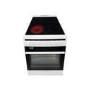 GRADE A2 - Amica 508CE2MSW 50cm Single Fan Oven Electric Cooker With Ceramic Hob - White