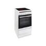 GRADE A2 - Amica 508CE2MSW 50cm Single Fan Oven Electric Cooker With Ceramic Hob - White