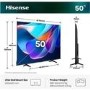 Hisense 50A6STUK 50 Inch 4K Ultra HD Smart TV – HDR Freely Dolby Vision & Dolby Atmos