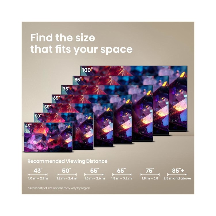 Hisense 50E7STUK PRO 50 Inch 4K QLED Smart TV – Ultra HD 144Hz HDR Freely & Dolby Vision