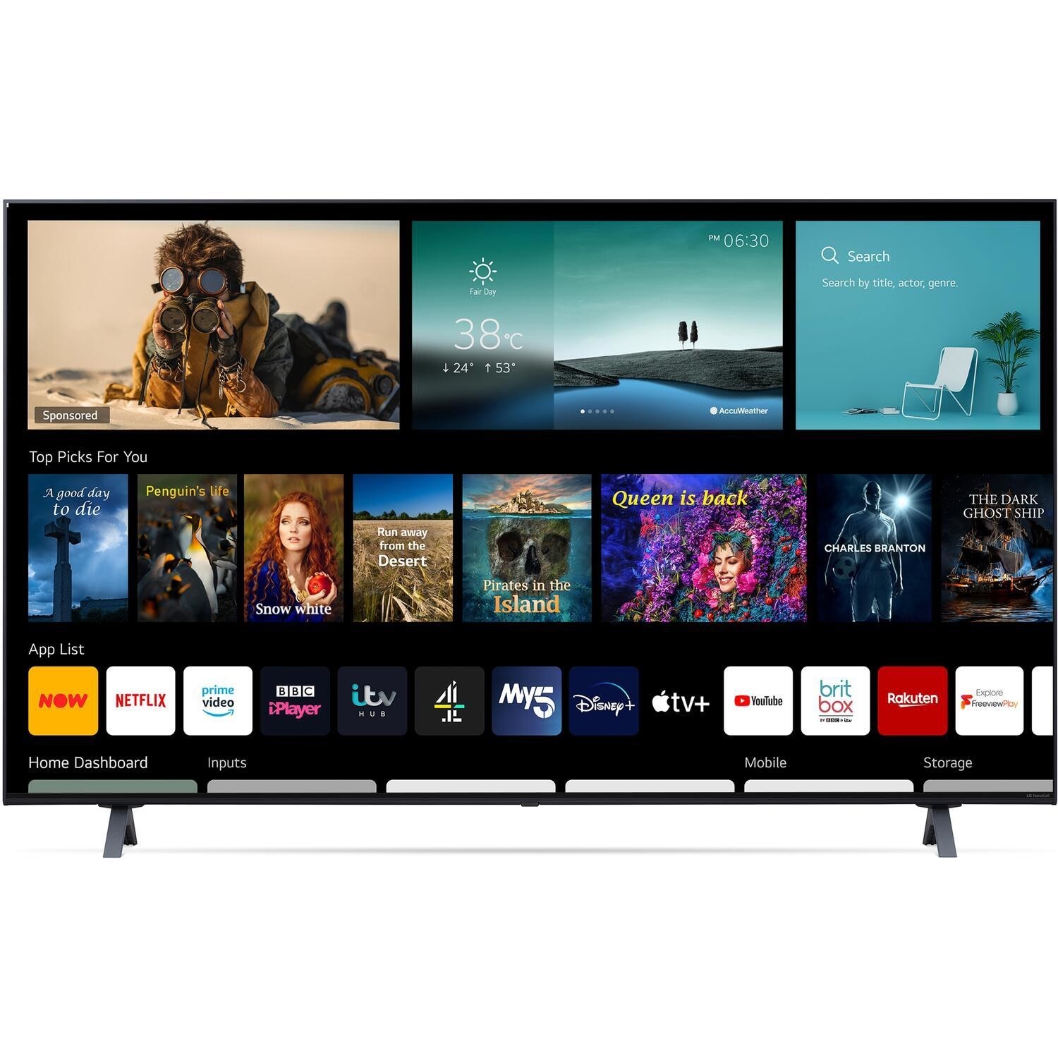 LG Nano75 NanoCell 50 Inch 4K HDR Smart TV