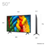LG NANO80 50 inch 4K Ultra HD NanoCell AI Smart TV