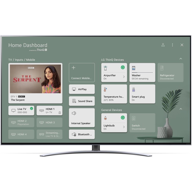 LG Nano88 NanoCell 50 Inch LED 4K HDR AI Processor Smart TV