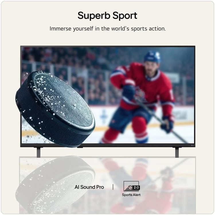 LG 50NU900B6LA 50" 4K UHD Nano AI Smart TV with HDR10 Pro webOS & AI Upscaling