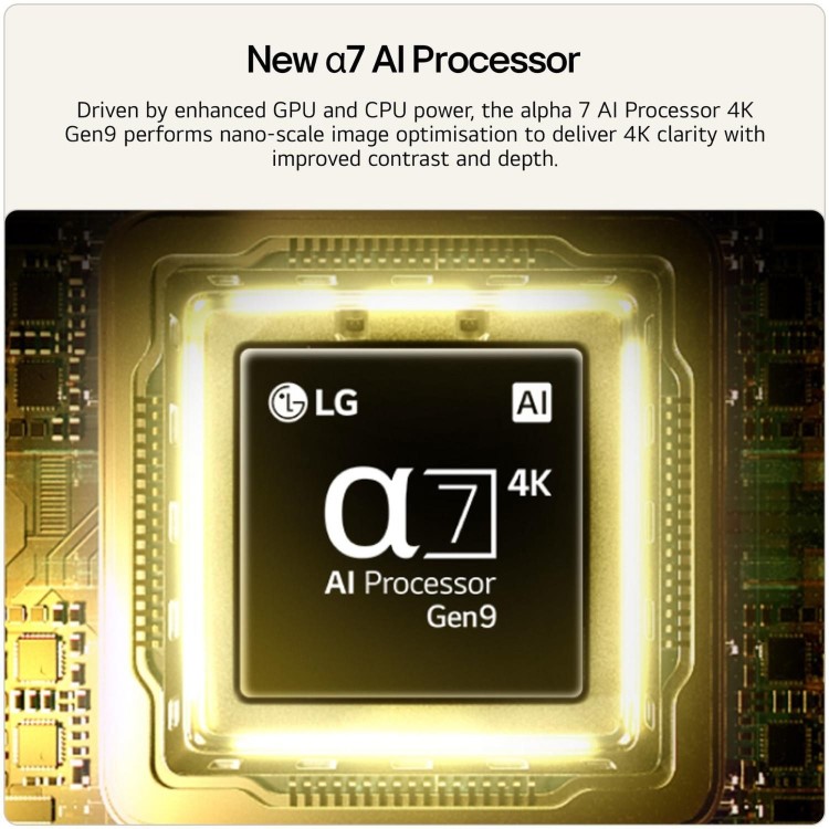 LG 50NU900B6LA 50" 4K UHD Nano AI Smart TV with HDR10 Pro webOS & AI Upscaling
