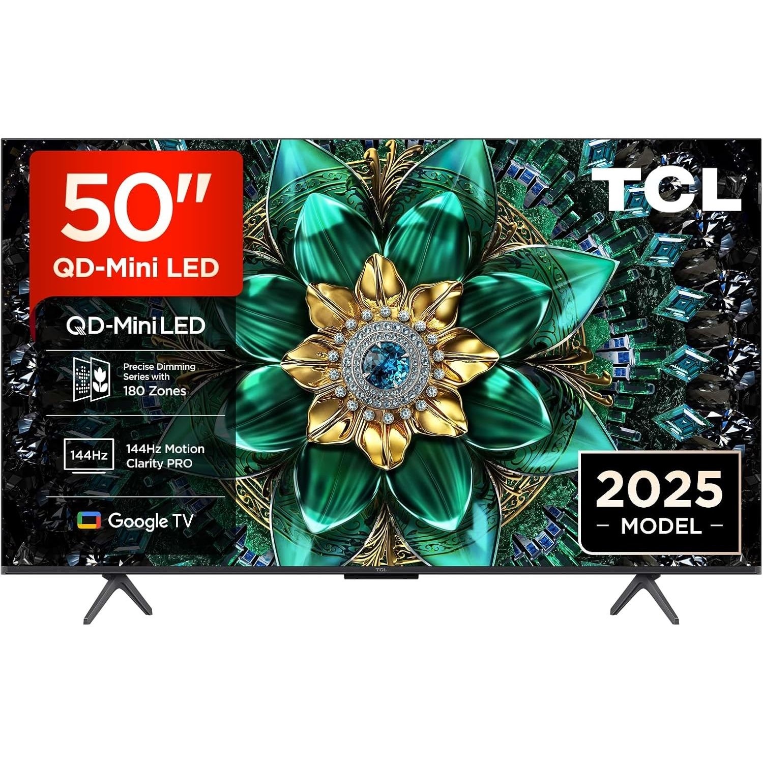 TCL 50Q6C UK 50 4K Ultra HD HDR Smart QD Mini LED TV Dolby Vision IQ D