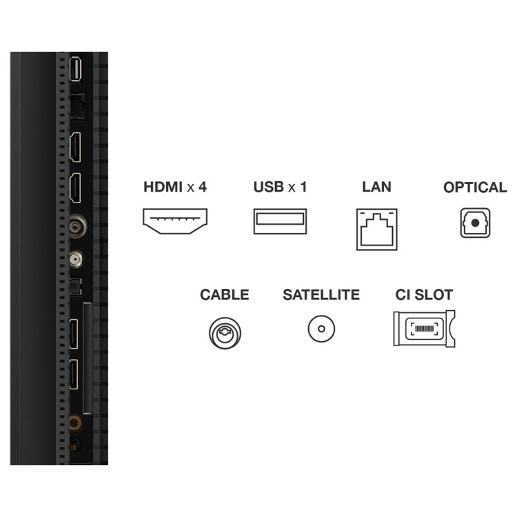 TCL 50Q6C-UK 50 Inch 4K QD Mini-LED Smart TV  Google TV & Dolby Vision