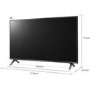 Refurbished LG 50" 4K Ultra HD with HDR LED Freeview Play Smart TV without Stand