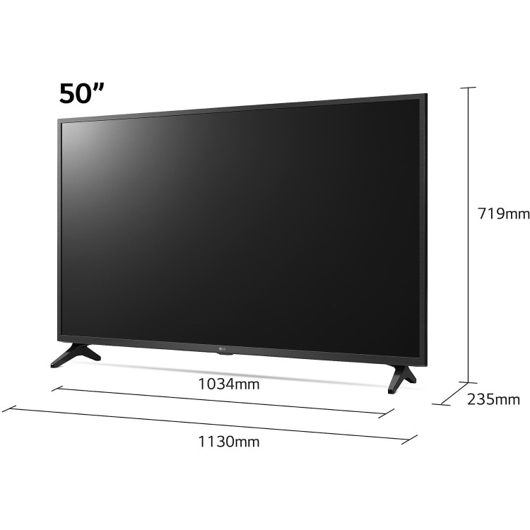 LG UP75 50 Inch LED 4K HDR Freeview Smart TV