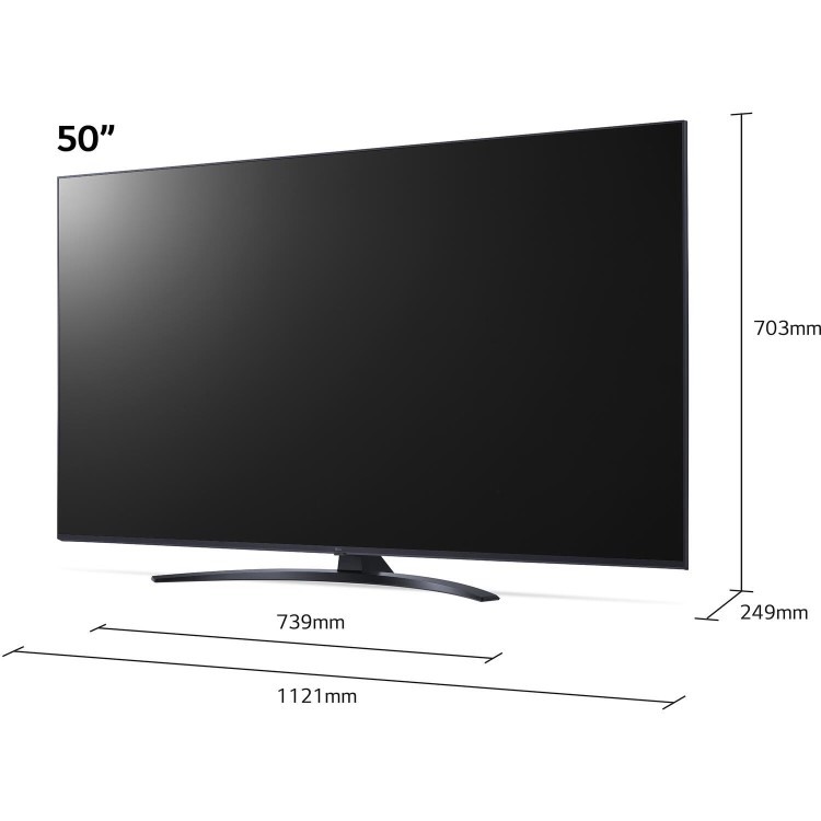 Refurbished LG 50" 8100 Series 4K Ultra HD with HDR10 LED Freesat HD Smart TV